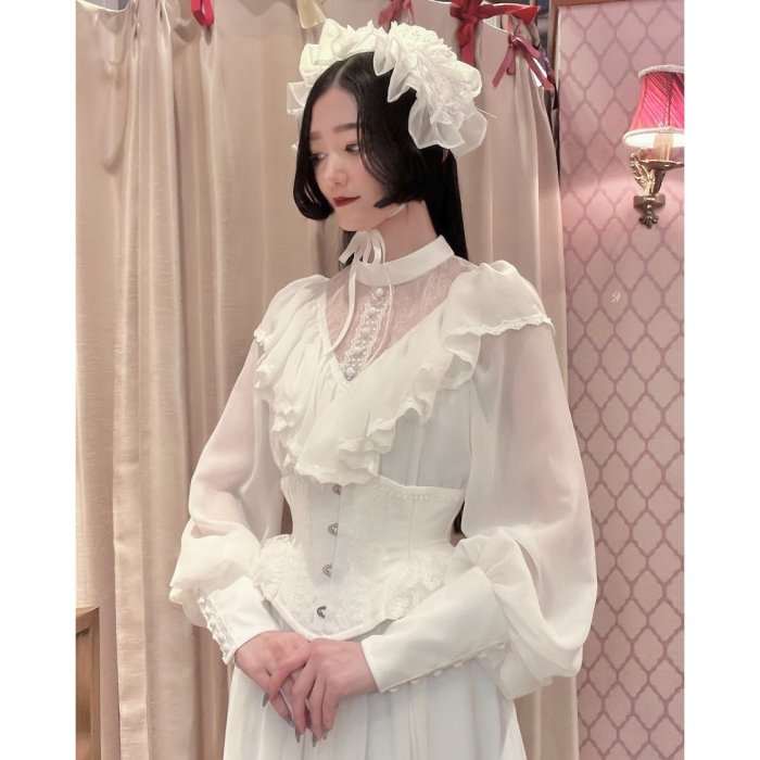 ヴィクトリアンヘッドドレス（ボルドー） ヴィクトリアンヘッドドレス ボルドー - メルカリ