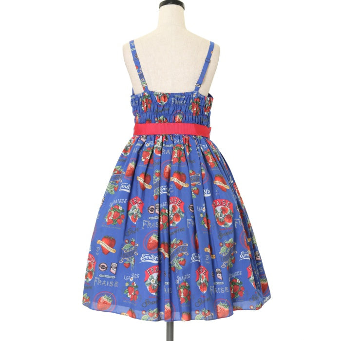 エミキュ】Strawberry Ribbon treeキャミソールワンピース エミリー