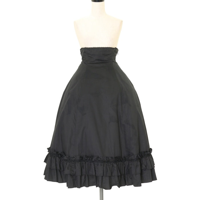USED】ハイウエストバッスルロングスカート | Victorian Maiden