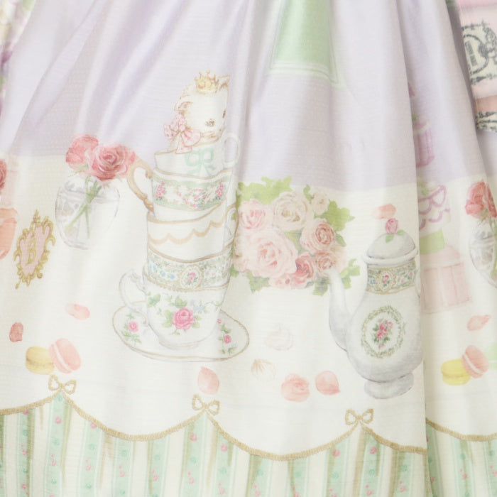 BABY salon de the minette 柄 ワンピース BABY, THE STARS SHINE BRIGHT / Salon de the Minette柄