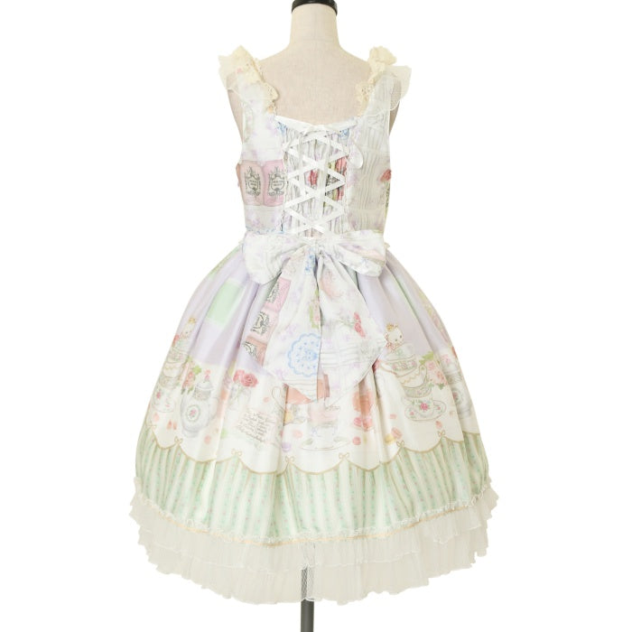 USED】Salon de thé Minette柄 Macaron ジャンパースカート | BABY