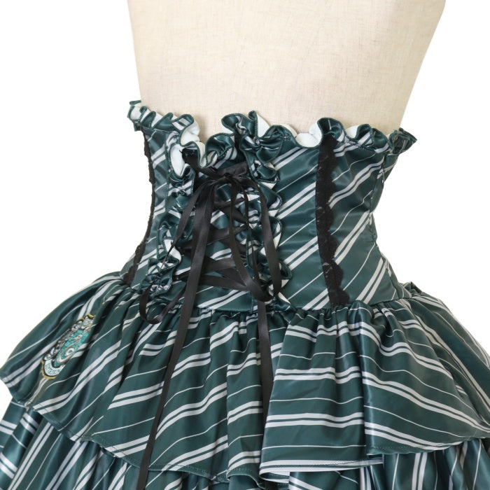 ハリーポッター ハッフルパフ フリルコルセットスカート ベレー帽