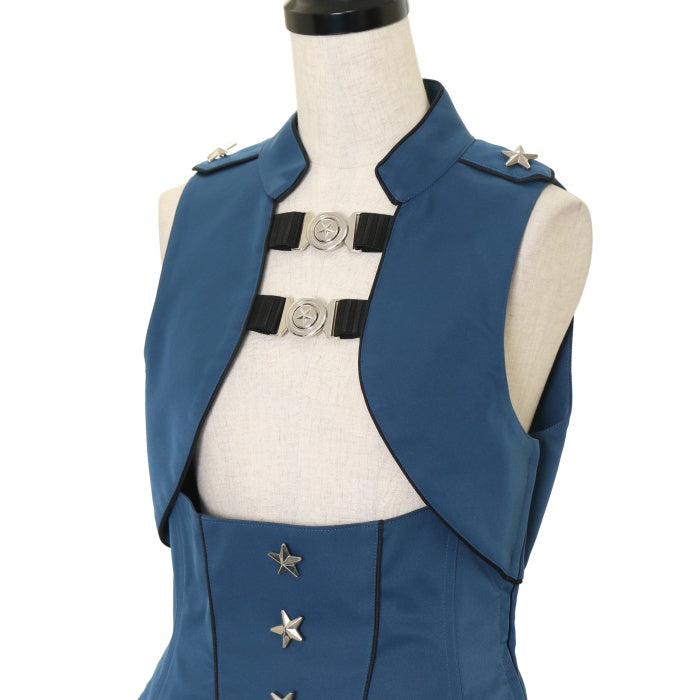 Alice and the pirates　チェーン付きベスト Small Swallow Tail Vest by Alice and the Pirates