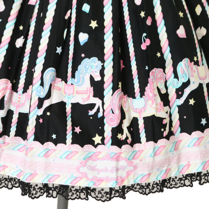 Angelic Pretty シュガーリィカーニバル柄 ジャンパースカート USED】Sugary Carnivalジャンパースカート | Angelic Pretty