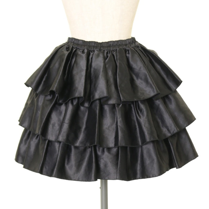 morphose フリルスカート USED】サテン3段フリルスカート | metamorphose | ロリータ ゴスロリ