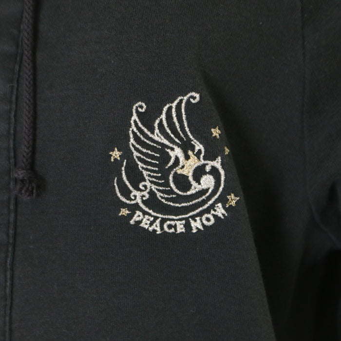 USED】【PEACE NOW/Mサイズ】ビッグカラーカットソーカーディガン 