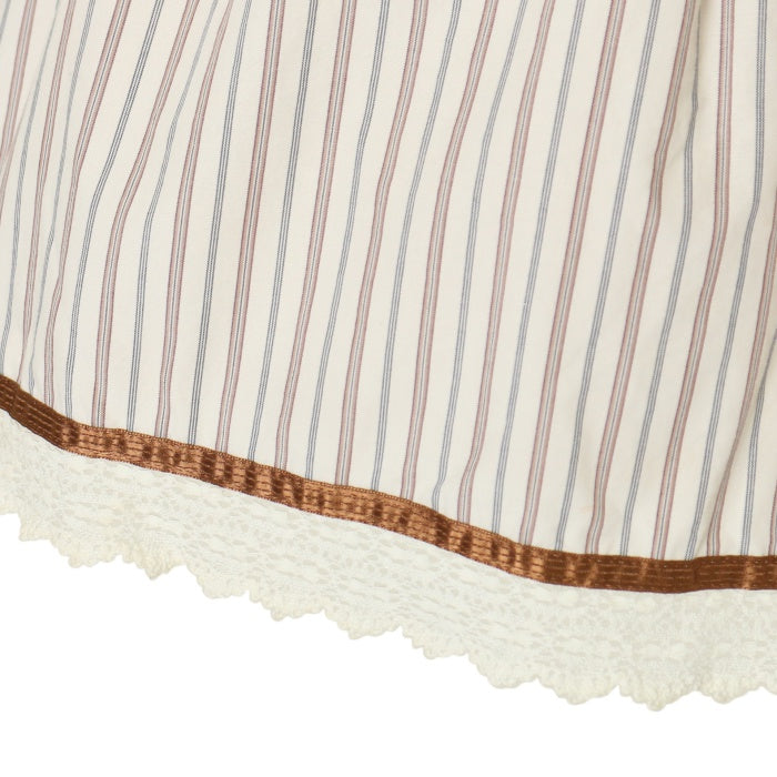 USED】プードルちゃんのレジメンタルストライプサロペットジャンパー