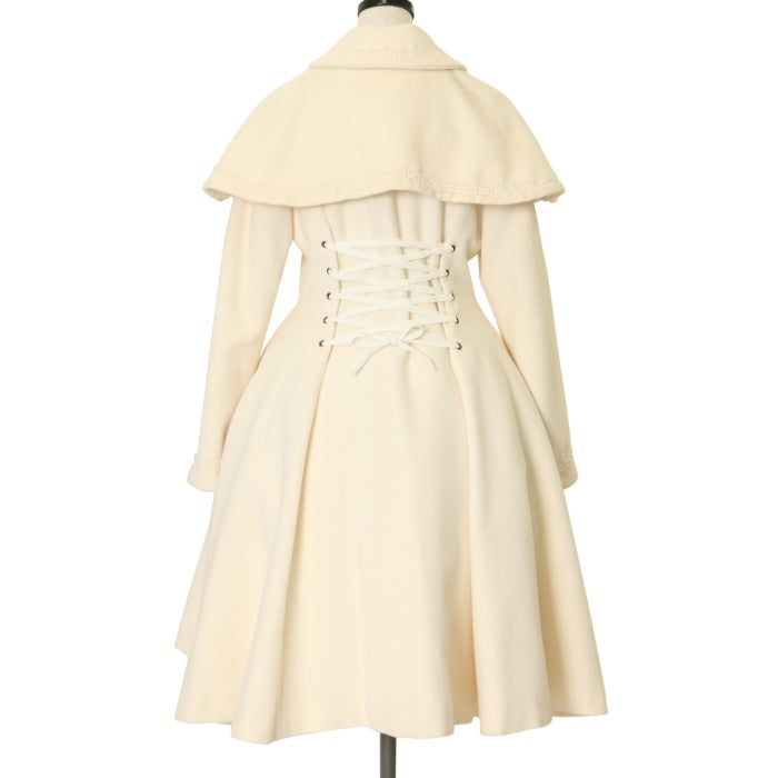 くるみ☆モヘア ボンネット＆モヘアコート＆ゴダール本＆ルルロジェッタコート USED】ケープ付きミディコート | Mary Magdalene Wunderwelt Online