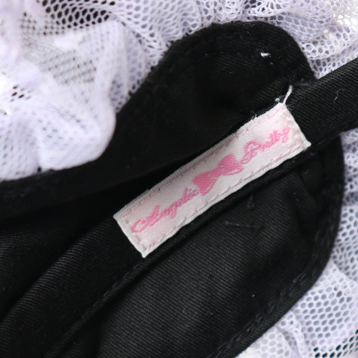 USED】Heartカチューシャ(無地/ラベンダー×ブラック) | Angelic Pretty