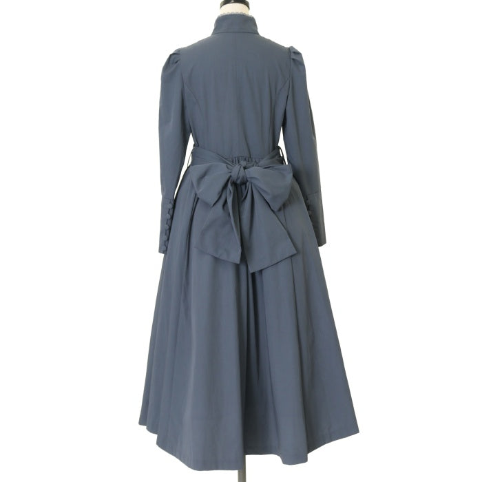 USED】【Mサイズ】Victorian バッスルワンピース(ダルブルー