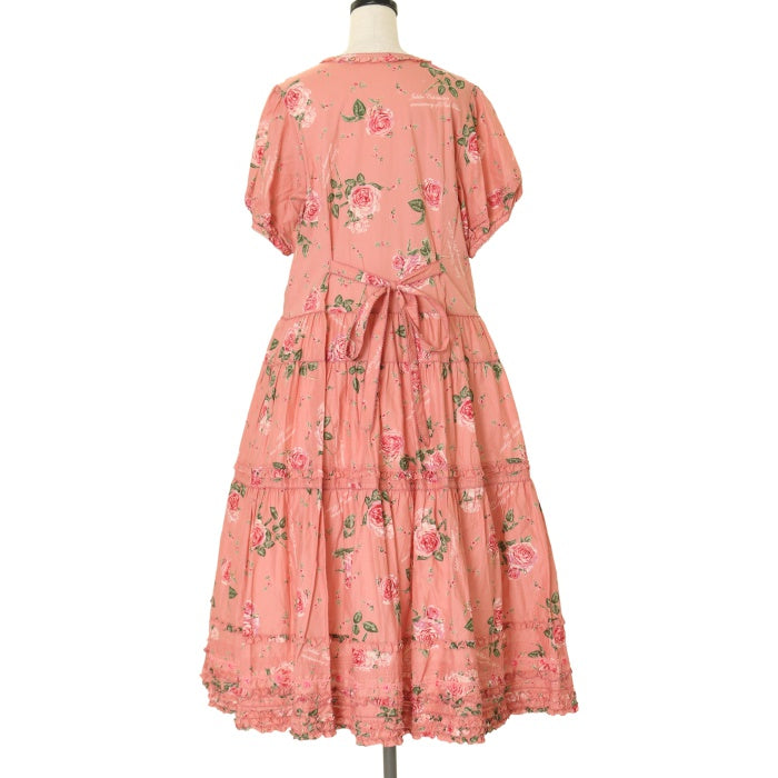 USED】ジュビリーセレブレーションプリントワンピース | PINK USED】ジュビリーセレブレーションプリントワンピース | PINK