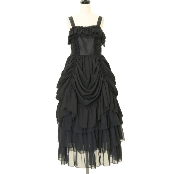 USED】ロングバッスルジャンパースカート | ATELIER-PIERROT