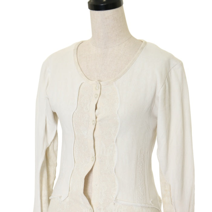 USED】クラッシュガーゼレイヤード風カーディガン| h.NAOTO Wunderwelt