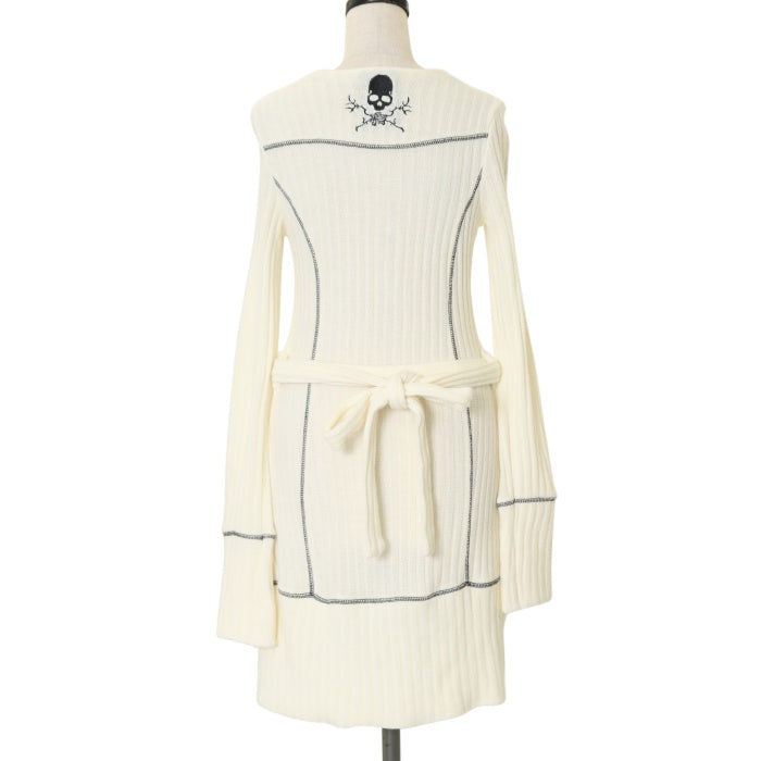 タグ付UntilItPerishesBeautifullyカーデOZZCROCE USED】croce スカル刺繍リブロングカーディガン | Ozz On Wunderwelt