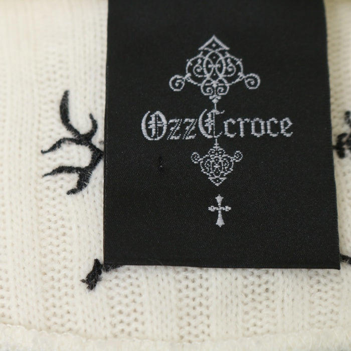 USED】croce スカル刺繍リブロングカーディガン | Ozz On Wunderwelt