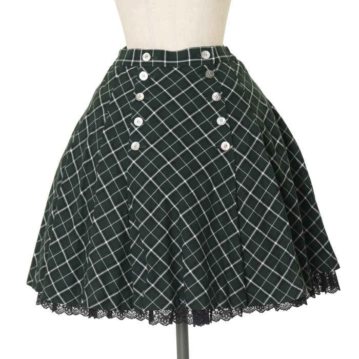 ATELIER BOZ ブルー×ホワイト スカート