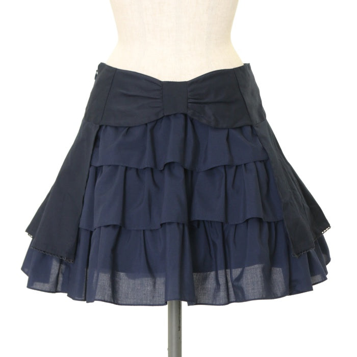 ナポレオンフレアスカート（ネイビー） - Innocent world innocent