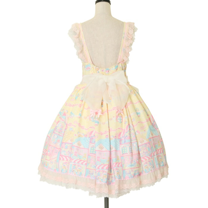 USED】【吸吸猫/Sサイズ】Rainbow Doll House ジャンパースカート