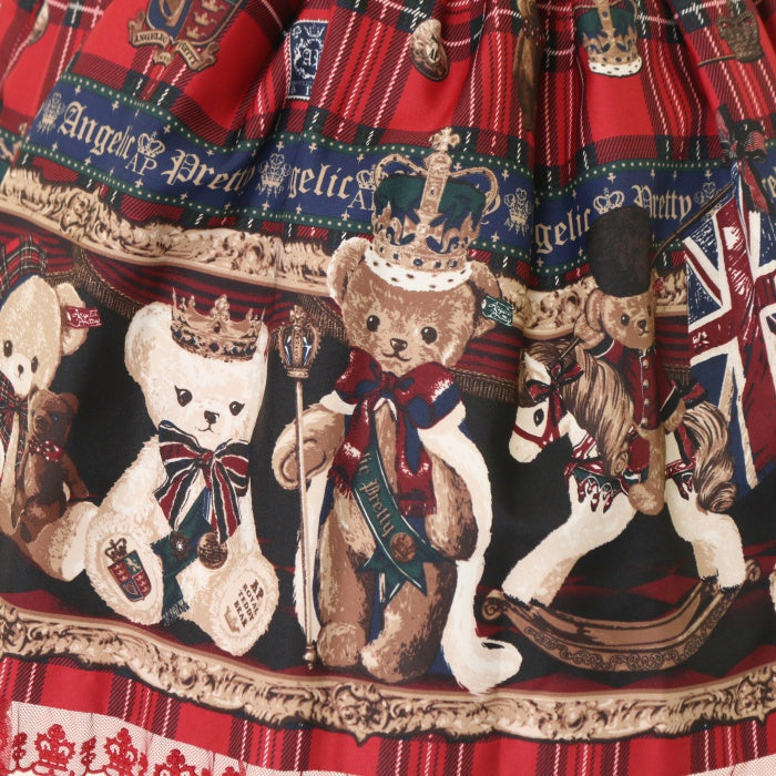 angelicpretty British Bear ティアードスカート&ベレー angelicpretty British Bear ティアードスカート&ベレー angelicpretty