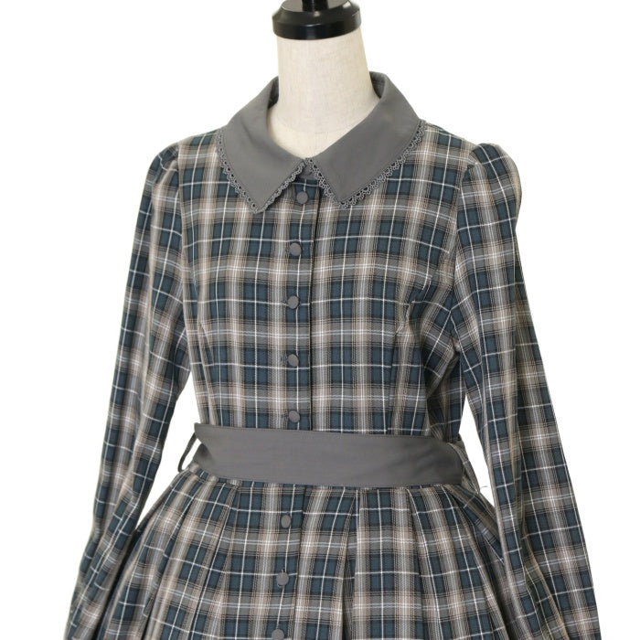 sheglit　クラシカルチェックワンピース USED】【Mサイズ】クラシカルチェックワンピース| Sheglit Wunderwelt