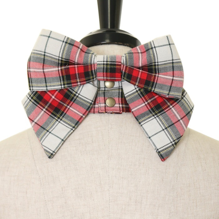 109.チェックリボン&わんこのチョーカー 20本 109.チェックリボン