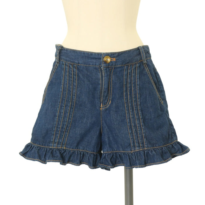 USED】裾フリルデニムショートパンツ | Emily Temple cute Wunderwelt