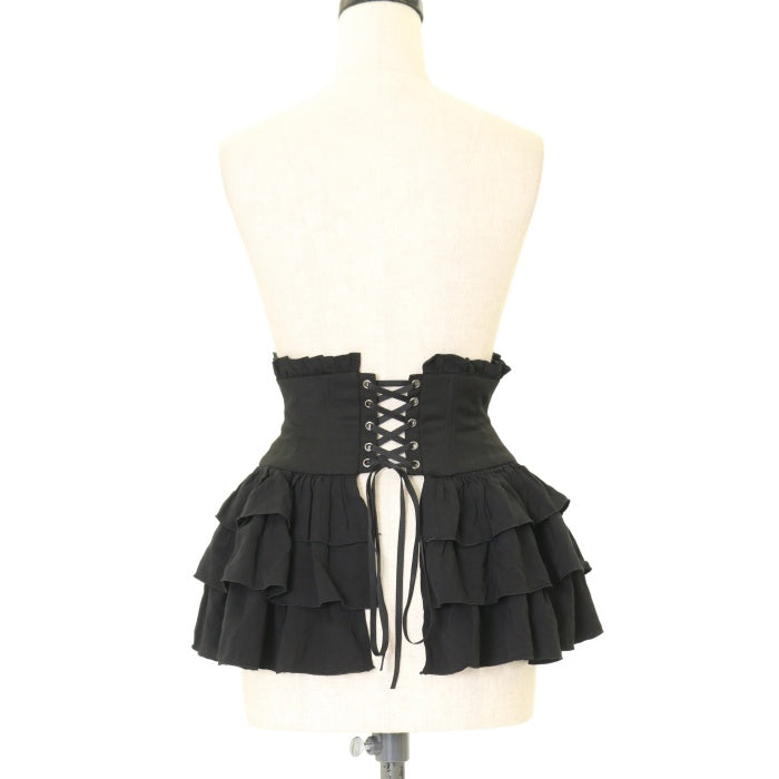 Sheglit Rippleフリルコルセット シェグリット オーバースカート USED】【Mサイズ】Rippleフリルコルセット | Sheglit Wunderwelt