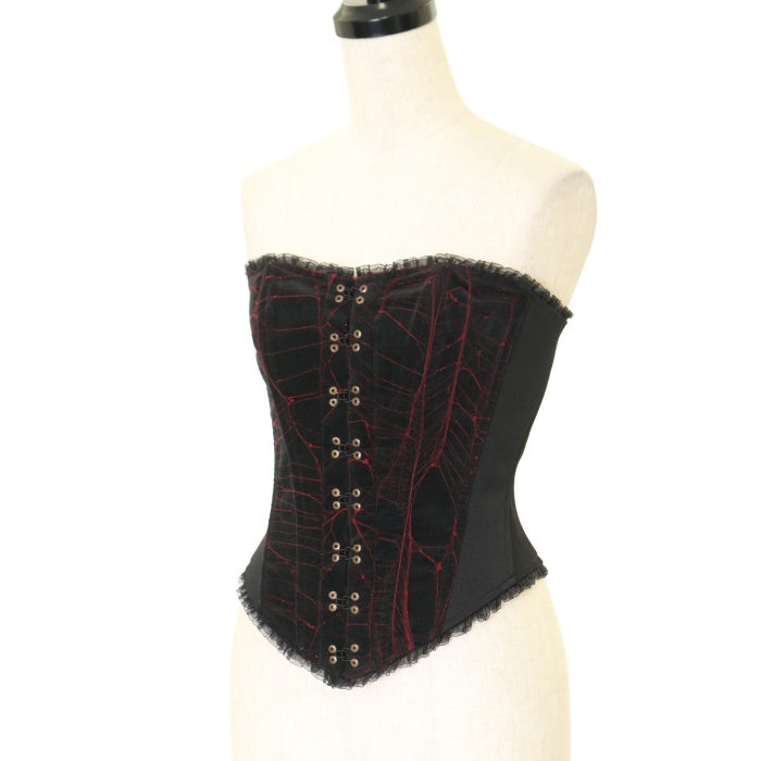 alice auaa アリスアウアア 花柄コルセット USED】【サイズ3】蜘蛛の巣ネットコルセット | alice auaa