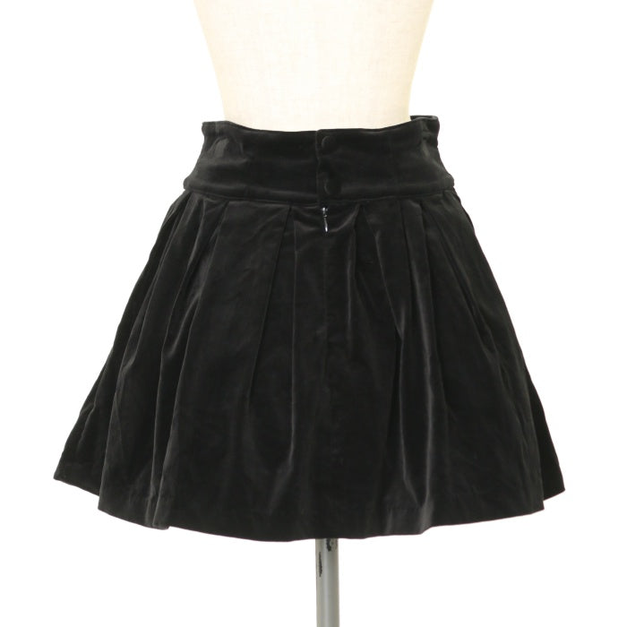 Na H 読み解き 2段レザーフリルスカート 