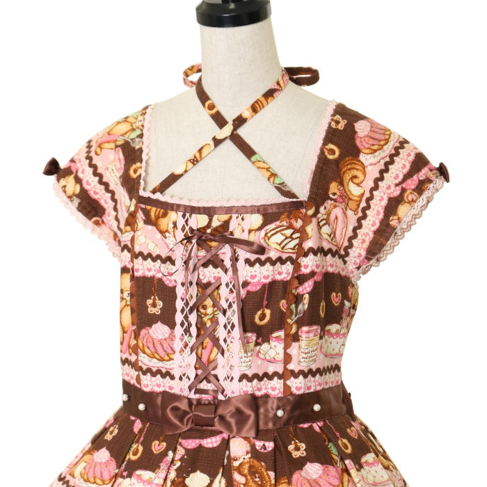 Angelic Pretty Retro Cafeワンピース French Cafe OP by Angelic Pretty