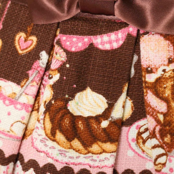 Little Bear's Cafeフリルスカート Little Bear's Cafe OP by Angelic Pretty