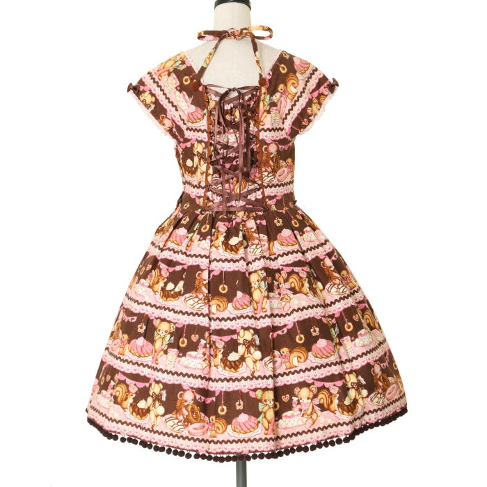 Little Bear's Cafeフリルスカート Little Bear's Cafe OP by Angelic Pretty