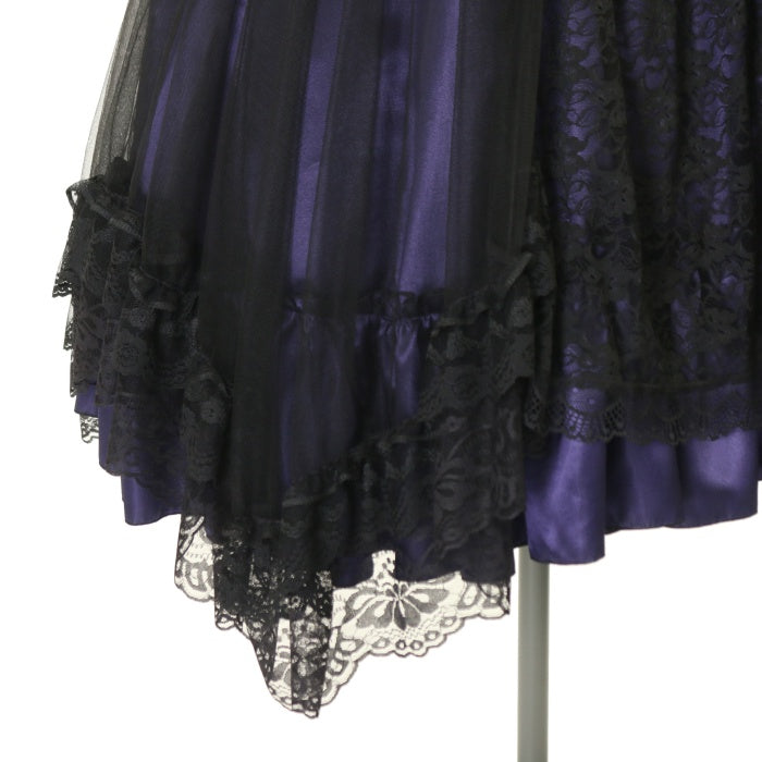 【ぺんぎん】MAJOH MRcorset Angel Wing blue CROCHET LACE ANGEL WING DRESS (BLUE Plain ver.) – MAJOH