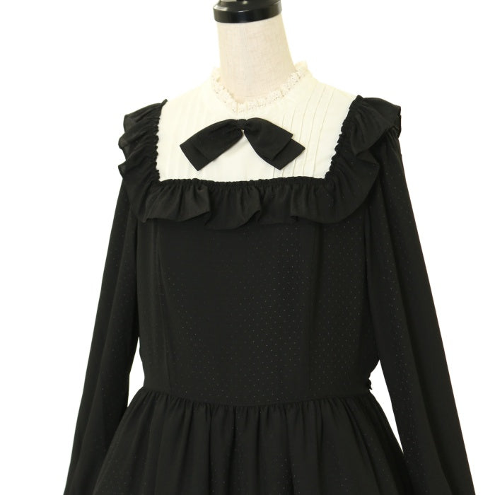 USED】【Lサイズ】Shiny dot dress | Melody BasKet | ロリータ