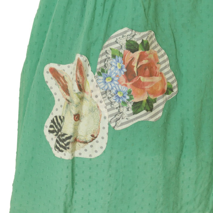 Emily Temple Cute うさぎクローバーノースリーブワンピース Bunny