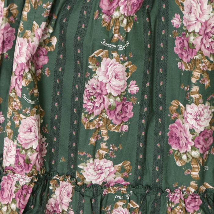 USED】【Mサイズ】オールドイングリッシュローズジャンパースカート