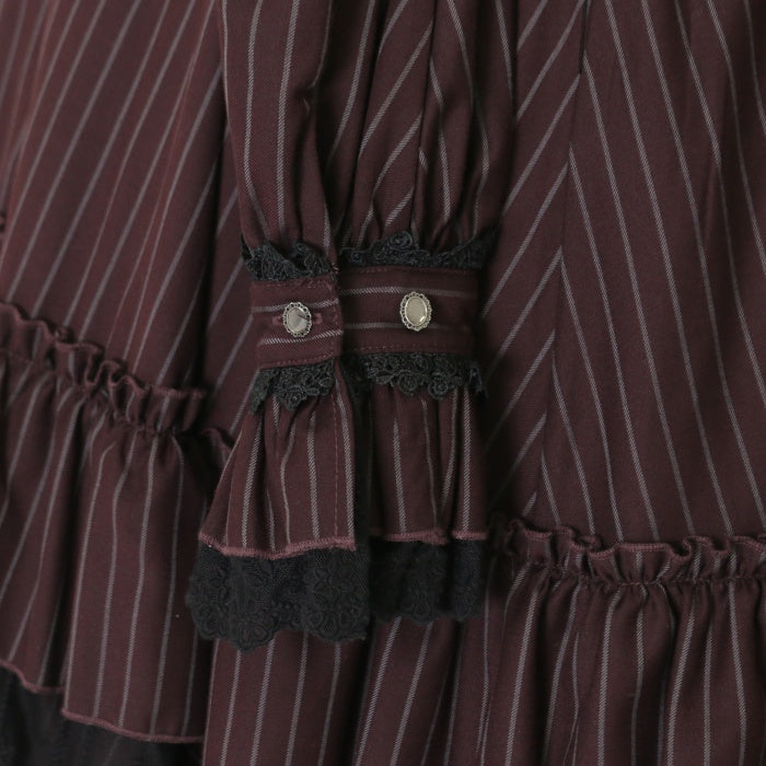 星箱works リリィ・リドル スタンドカラー ワンピース