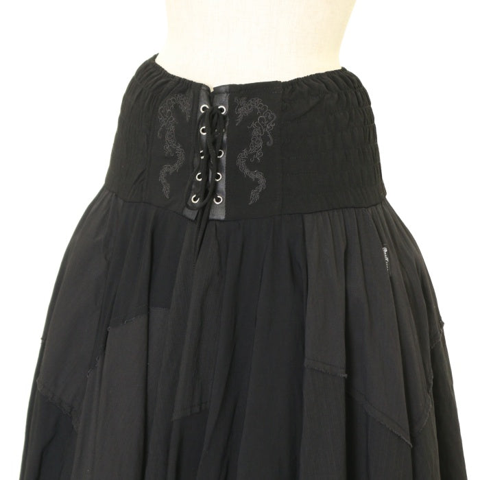 Ozz Croce ミニスカート　フレア　レイヤード　ティアード　ドラゴン Ozz Croce ミニスカート フレア レイヤード ティアード ドラゴン 楽天