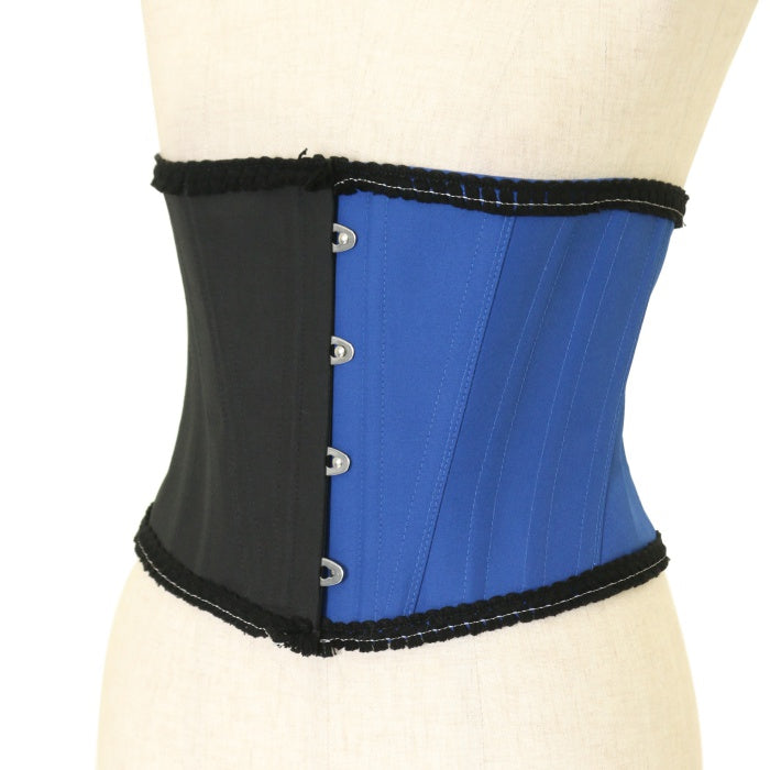 USED】【Mサイズ】バイカラーショートコルセット（黒×青） | Moi-même  