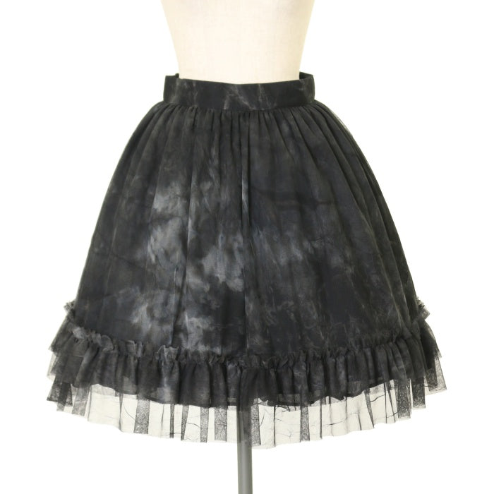 USED】【サイズ2】ウォータープリントチュールスカート | Moi-même  