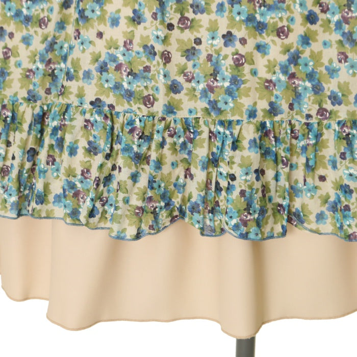 marcHenTica フロイラインワンピース(ライトベージュ) Flare croche motif one-piece | EmiriaWiz公式オンラインストア