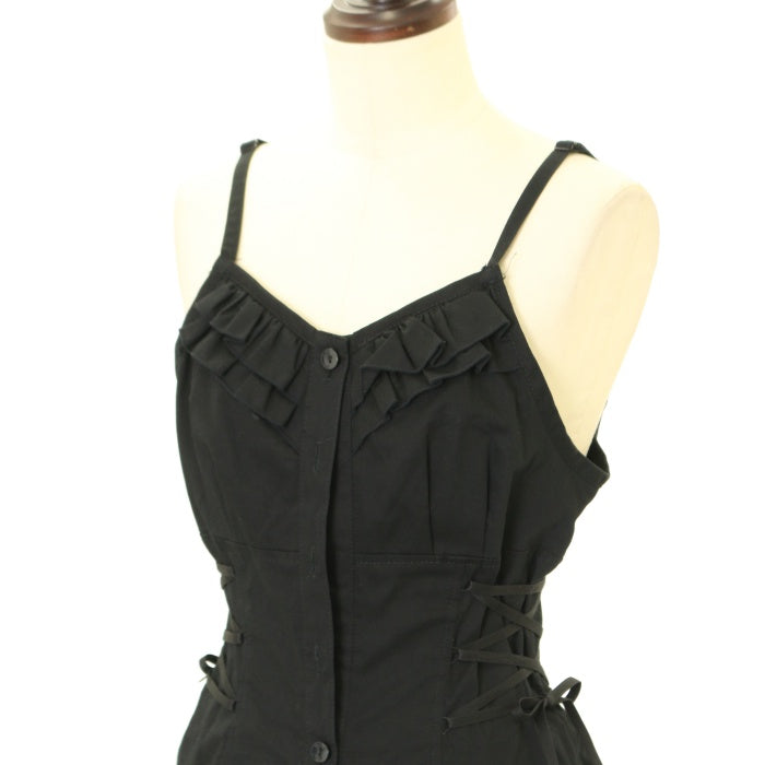 USED】【PEACE NOW/Mサイズ】ダブルレースアップコンビネゾン | BLACK
