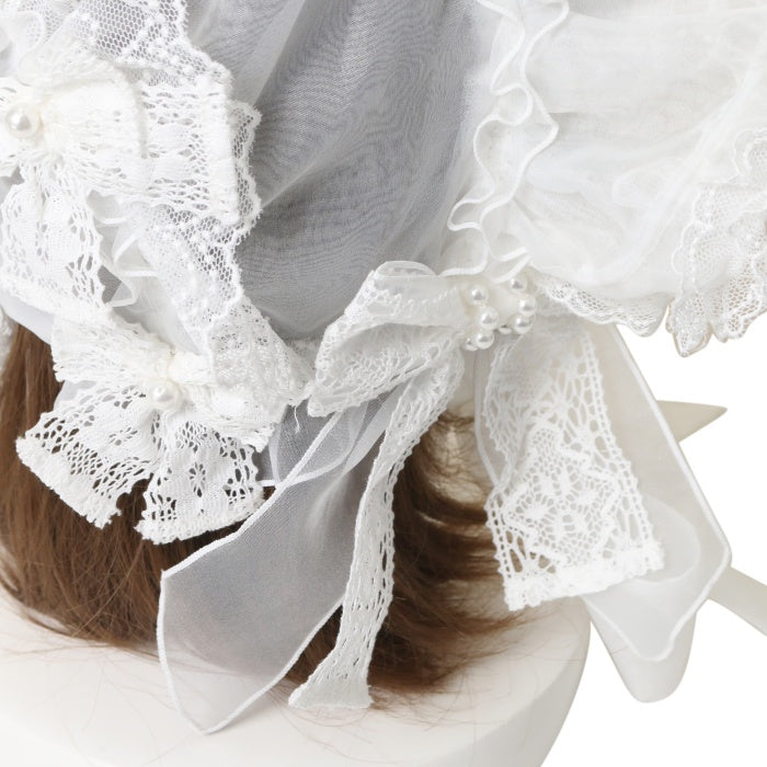 USED】フリルシースルーボンネット | Angelic Pretty | ロリータ