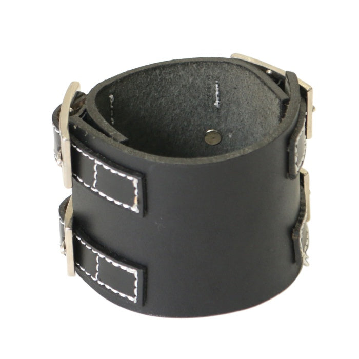 USED】ダブルベルトレザーブレスレット | alice auaa | ロリータ