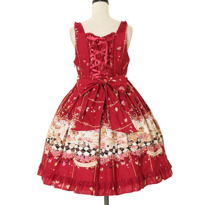 BABY Clockwork tea party柄 ルミエール JSK 生成 BABY Clockwork tea