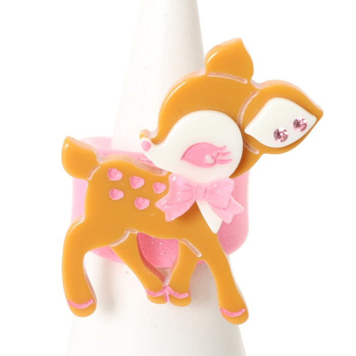 Angelic Pretty 小鹿のミルキーちゃん バングル ピンク（USED