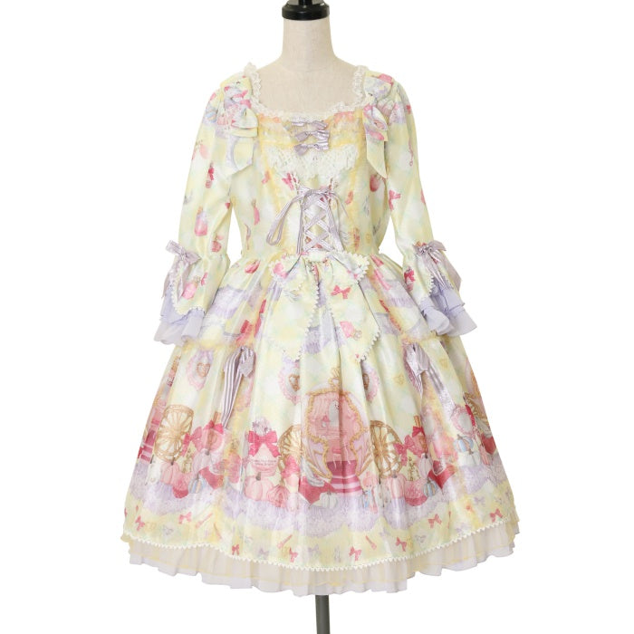 Princess Cosmetics Dreamy Palette柄 ワンピース USED】Princess Cosmetics Dreamy Palette柄ワンピース | BABY, THE
