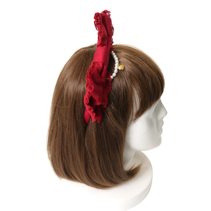 USED】おしゃまなパールリボンカチューシャ | Angelic Pretty