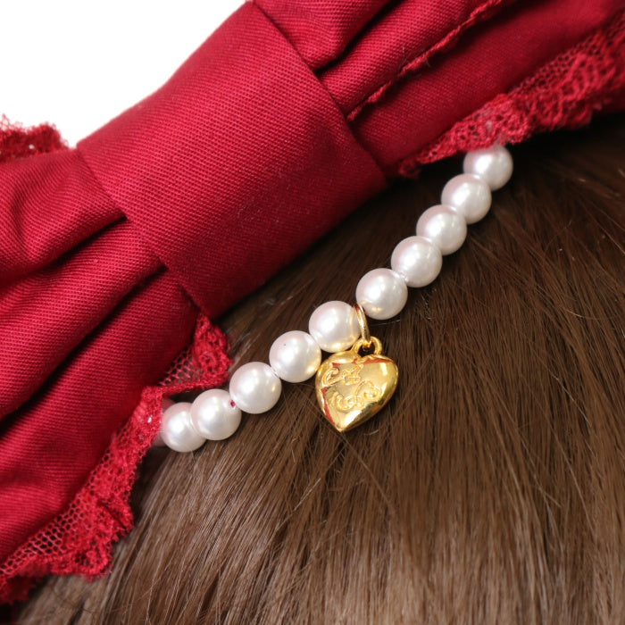 USED】おしゃまなパールリボンカチューシャ | Angelic Pretty
