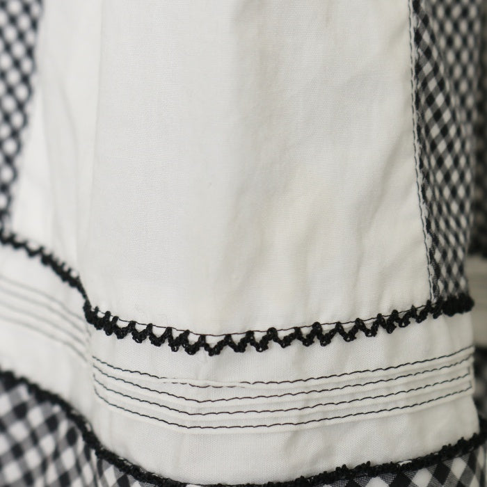 ワンダフルワールドヨーク切り替えギンガムブラウスセット （USED  